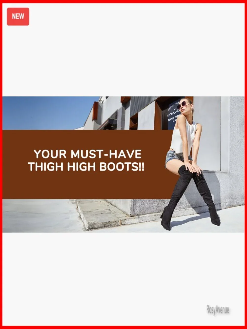 Women's Thigh High Boots Stretch Suede Over The Knee Chunky Heel